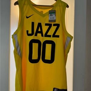 Nike Yellow and Black Basketball Jersey size XL